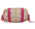 Poppy Shimmer Tote, &pound;40, Handbags, Beige/Pink, Canvas, Top view